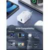 Įkroviklis Joyroom JR-TF4 18W USB-A + USB-A to Lightning cable 1.0m baltas