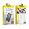 Išorinė baterija Power Bank Awei P13K PD20W/QC22.5W 20000mAh juoda