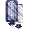 LCD apsauginis stikliukas (2 vnt.) su aplikatoriumi 3mk Hardy Hardura 9H Samsung S942 S26 juodas