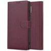 Reach Dėklas Fancy Wallet Samsung A155 A15 4G/A156 A15 5G tamsiai raudonas