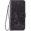 Reach Dėklas Flower Book Samsung A556 A55 5G juodas