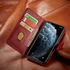 Reach Dėklas Wallet Case Samsung S938 S25 Ultra raudonas