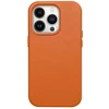 Reach Dėklas Mag Odinis dėklas Apple iPhone 15 Pro oranžinis