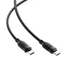 USB kabelis Acefast C16-03 USB-C to USB-C 1.2m juodas