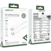 USB kabelis Acefast C18-03 60W USB-C to USB-C 1.2m baltas