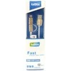 USB kabelis Tellos TPE 2in1 microUSB-Lightning auksinis, 1.2m