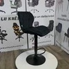 Re Stock Furniture Aksominė baro kėdė „Bona“, juoda