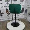 Re Stock Furniture Aksominė baro kėdė „Bona“, žalia