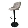 Re Stock Furniture Aksominė baro kėdė „Mode“, smėlio spalvos