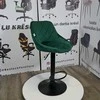 Re Stock Furniture Aksominė baro kėdė „Mode“, žalia