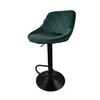 Re Stock Furniture Aksominė baro kėdė „Mode“, tamsiai žalia
