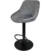 Re Stock Furniture Aksominė baro kėdė „Mode“, pilka