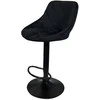 Re Stock Furniture Aksominė baro kėdė „Mode“, juoda