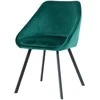 Re Stock Furniture Aksominė kėdė „Gana“, žalia