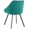 Re Stock Furniture Aksominė kėdė „Gana“, žalia