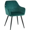 Re Stock Furniture Aksominė kėdė „Komo“, žalia
