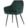 Re Stock Furniture Aksominė kėdė „Komo“, tamsiai žalia