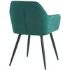Re Stock Furniture Aksominė kėdė „Komo“, žalia