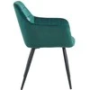 Re Stock Furniture Aksominė kėdė „Komo“, žalia