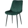 Re Stock Furniture Aksominė kėdė „Lugano“, tamsiai žalia