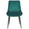 Re Stock Furniture Aksominė kėdė „Lugano“, žalia