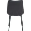 Re Stock Furniture Aksominė kėdė „Lugano“, juoda