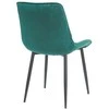 Re Stock Furniture Aksominė kėdė „Lugano“, žalia