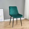 Re Stock Furniture Aksominė kėdė „Lugano“, žalia