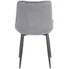 Re Stock Furniture Aksominė kėdė „Lugano“, pilka