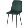 Re Stock Furniture Aksominė kėdė „Orta“, tamsiai žalia