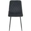 Re Stock Furniture Aksominė kėdė „Orta“, juoda