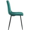 Re Stock Furniture Aksominė kėdė „Orta“, žalia