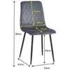 Re Stock Furniture Aksominė kėdė „Orta“, tamsiai žalia