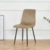 Re Stock Furniture Aksominė kėdė „Orta“, smėlio spalvos