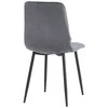 Re Stock Furniture Aksominė kėdė „Orta“, pilka