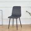 Re Stock Furniture Aksominė kėdė „Orta“, pilka