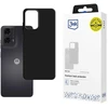 3Mk apsauginis matinis dėklas Motorola Moto G24 telefonui - Juodas