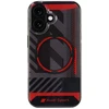 Audi IML Sport MagSafe Apple iPhone 16 6.1″ juodos spalvos kietas dėklas AUS-IMLMIP16-RSQ/D2-BK