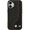 BMW M Carbon Line ir logotipo „MagSafe“ dėklas, skirtas iPhone 17 - Raudona