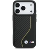Dėklas BMW M Carbon Line ir MagSafe logotipas Apple iPhone 17 Pro, geltonas