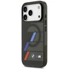 BMW M IML Metal Mygtukai Tricolor Lines MagSafe dėklas skirtas Apple iPhone 17 Pro Juodas