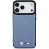Dėklas BMW M Quilted Logo MagSafe Apple iPhone 17 Pro Max mėlynas