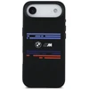 BMW M Silicon Horizontal Line MagSafe dėklas Apple iPhone Air juodos spalvos