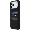 BMW M Silicon Horizontal Line MagSafe dėklas Apple iPhone 17 Pro Max juodos spalvos