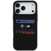 BMW M Silicon Horizontal Line MagSafe dėklas Apple iPhone 17 Pro Max juodos spalvos