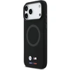 BMW M Silicon Logo MagSafe dėklas Apple iPhone 17 Pro Max juodos spalvos