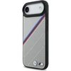 BMW M Tricolor Metal Logo MagSafe dėklas Apple iPhone Air pilkos spalvos