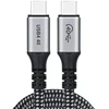 Choetech XCC-1040 USB-C – USB-C kabelis 240W 8K 60Hz 1.2m – juodos spalvos