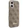 Dėklas GUESS case for IPHONE 17 compatible with MagSafe GUHMP17S5P4FWMSW (PU FW 4G Script) ruda