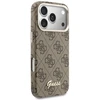 Dėklas GUESS case for IPHONE 17 Pro compatible with MagSafe GUHMP17L5P4FWMSW (PU FW 4G Script) ruda